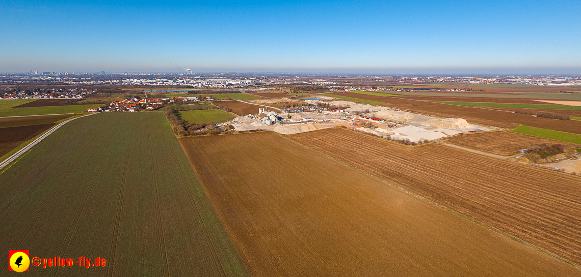 07.02.2023 - Luftbilder von dem Quetschwerk in Gronsdorf bei Haar